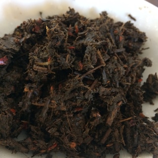 ピリ辛、お茶の葉の佃煮